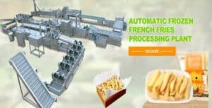 Full Automatic 400KGH Frozen French Fries Production Line Full Automatic 400KGH Frozen French Fries Production Line
