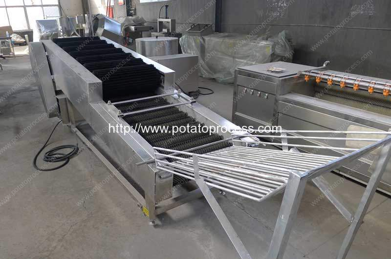 Potato-Brush-Dry-Cleaning-Machine for Packing or Storage