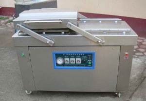 French Fries Double Chamber Vacuum Packing Machine