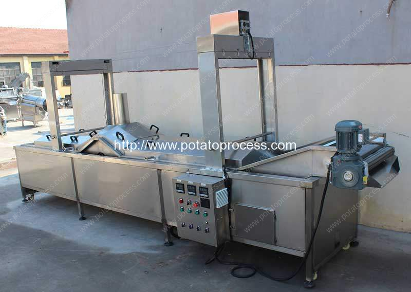 Automatic-Hot-Water-Blanching-Machine-for-French-Fries-and-Potato-Chips-Line