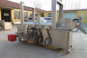 Natural Gas Heating Potato Chips Frying Machine