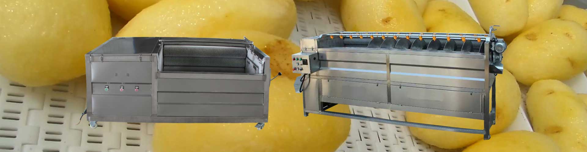 Full Automatic Potato Washing and Peeling Machine