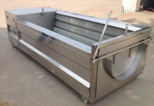 Automatic Potato Washing Peeling Machine for Zambia Customer