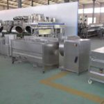 Semi-Automatic 100kgh French Fries Production Line