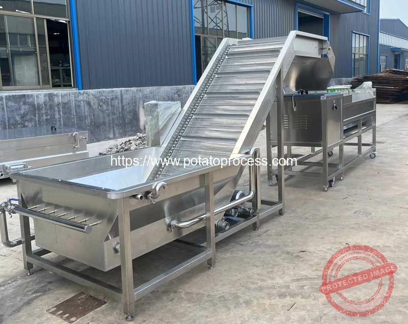 Automatic-Mesh-Belt-Elevator-Conveyor-with-Water-Bucket