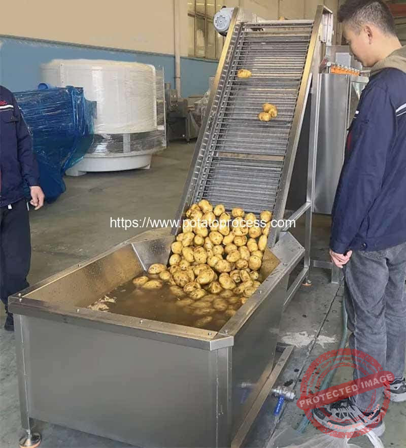 Automatic-Potato-Elevator-for-Potato-French-Fries-Potato-Chips-Production-Line