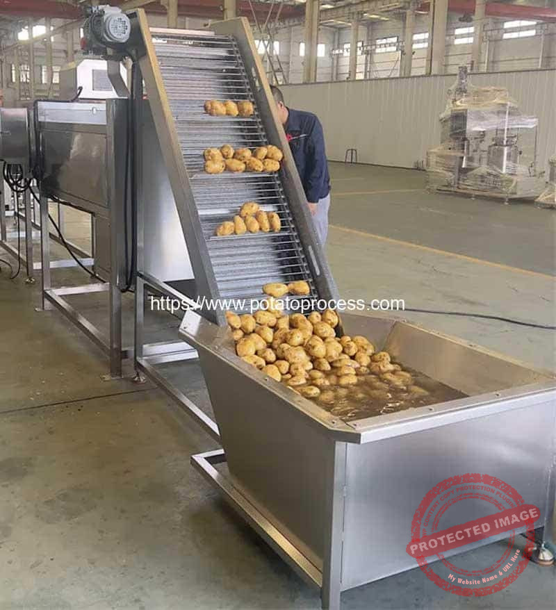Automatic-Potato-Hoisting-Machine-with-Water-Tank