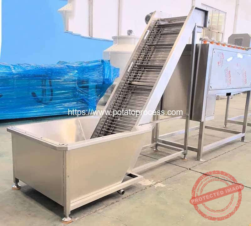 Automatic-Potato-Water-Immerse-Elevator-Conveyor-Hoister-Machine