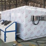 Automatic 100kgh Frozen French Fries Instant Freezer for Botswana Customer