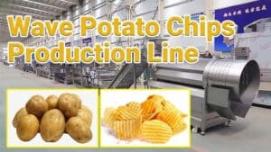 Automatic Potato Wave Chips Production Line Automatic Potato Wave Chips Production Line