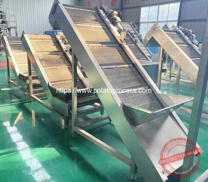 Mesh-Belt-Elevator-Conveyor-for-Food-Processing-Line