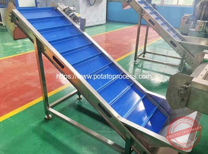 PVC-Belt-Elevator-Conveyor-for-Fruit-Vegetable-Processing-Line