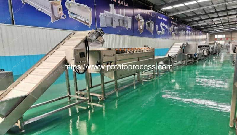 Full-Automatic-Frozen-French-Fries-Production-Line