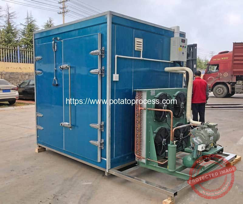 Batch Type Instant Freezer for Frozen French Fries | Potato Processing ...