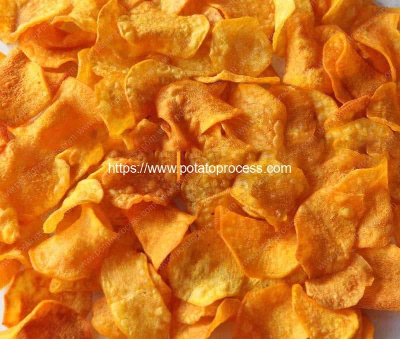 Frying-Sweet-Potato-Chips-Production-Line