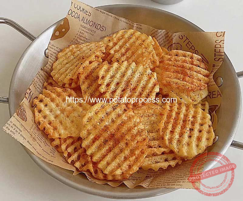 Automatic-Frying-Potato-Grids-Production-Line