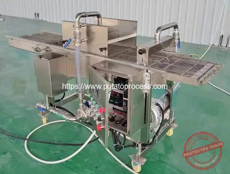 Automatic-Potato-French-Fries-Stick-Battering-Coating-Machine