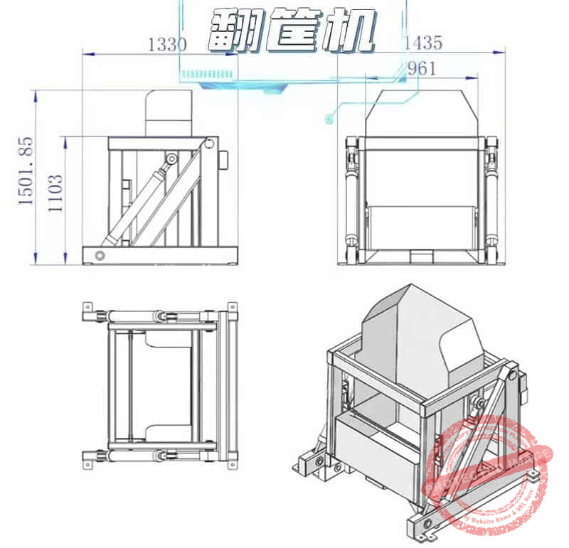 Automatic-Box-Pallet-Bin-Tipper-Machine