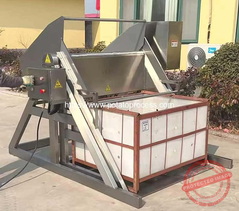 Automatic-Hydraulic-Type-Box-Pallet-Tipper
