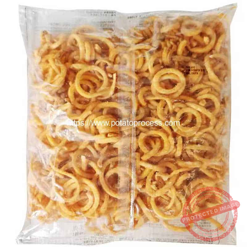 Automatic-Frozen-Potato-Curly-Fries-Production-Line